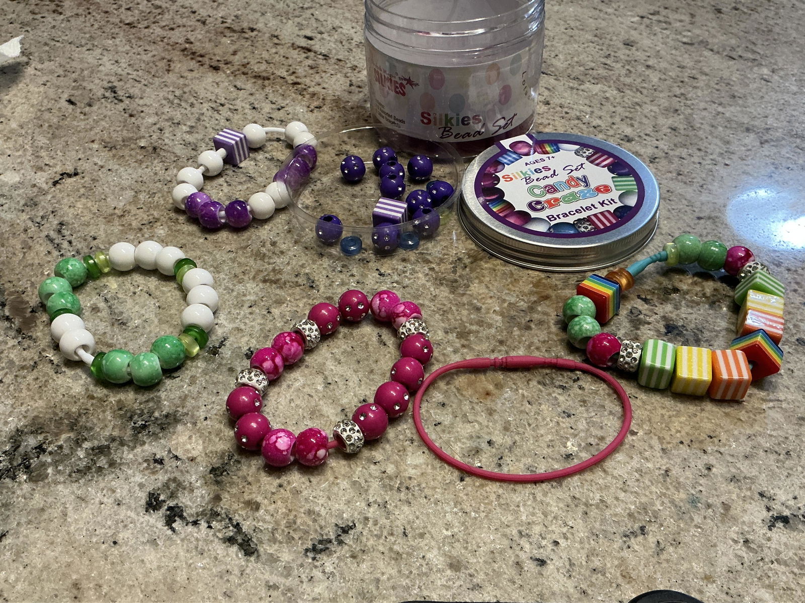 Silkies Friendship Bracelet Kits, Mini and Deluxe Jar Sets, 11