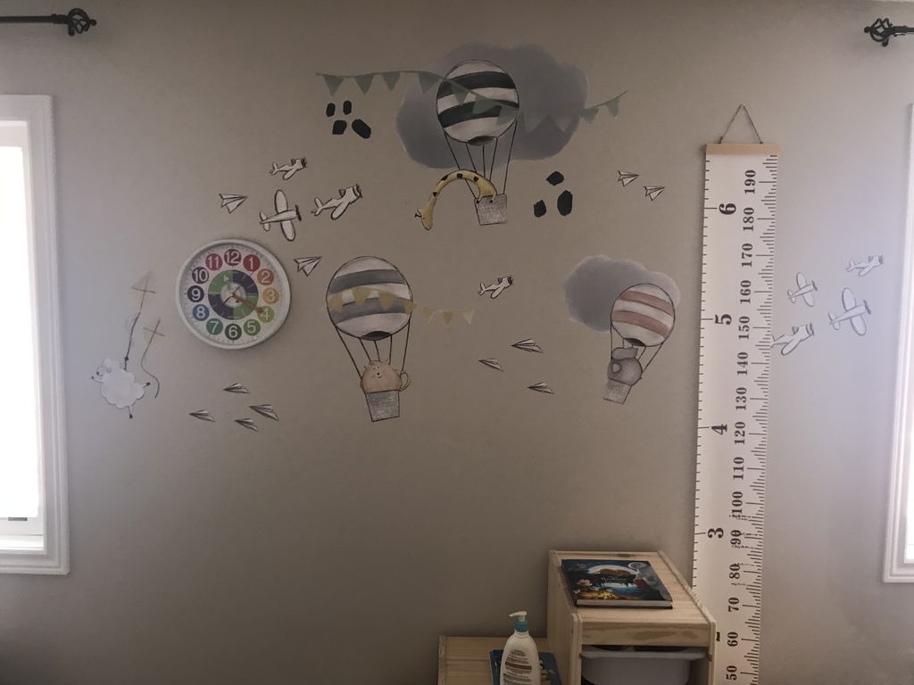 Hot Air Balloons & Airplane Decals