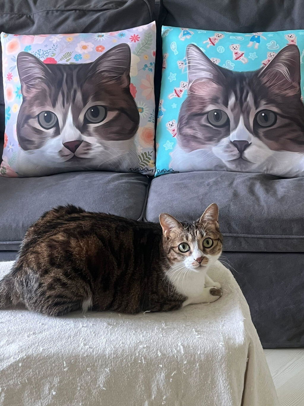 【客製化禮物】方形 Cushion咕臣