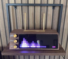 Customer photo of PETRU SYNC in Natural Walnut Wood / Black-Gold, shared by David J.