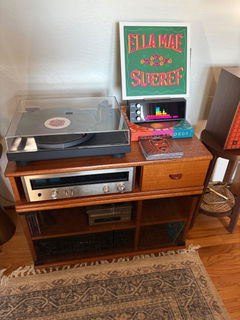 Customer photo of PETRU SYNC in Black Wood / Black-Silver, shared by Lisa L.