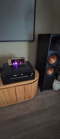 Customer photo of PETRU SYNC in Natural Walnut Wood / Black-Gold, shared by Ian A.