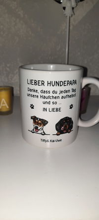 Häufchen - Personalisierte Hundetasse