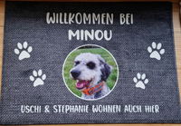 Willkommen Foto - Personalisierte Fußmatte