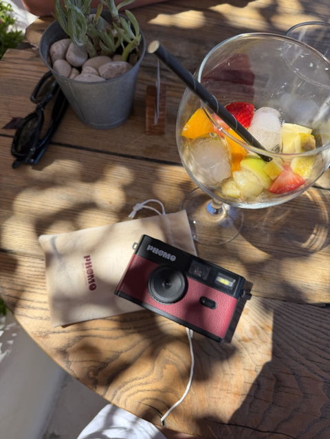 Phomo Camera Burgundy Red