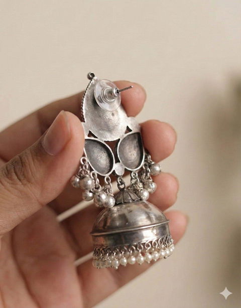 DUAL SHADE JHUMKAS