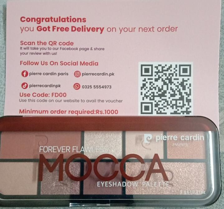 Pierre Cardin Forever Flawless Eyeshadow Palette Mocca