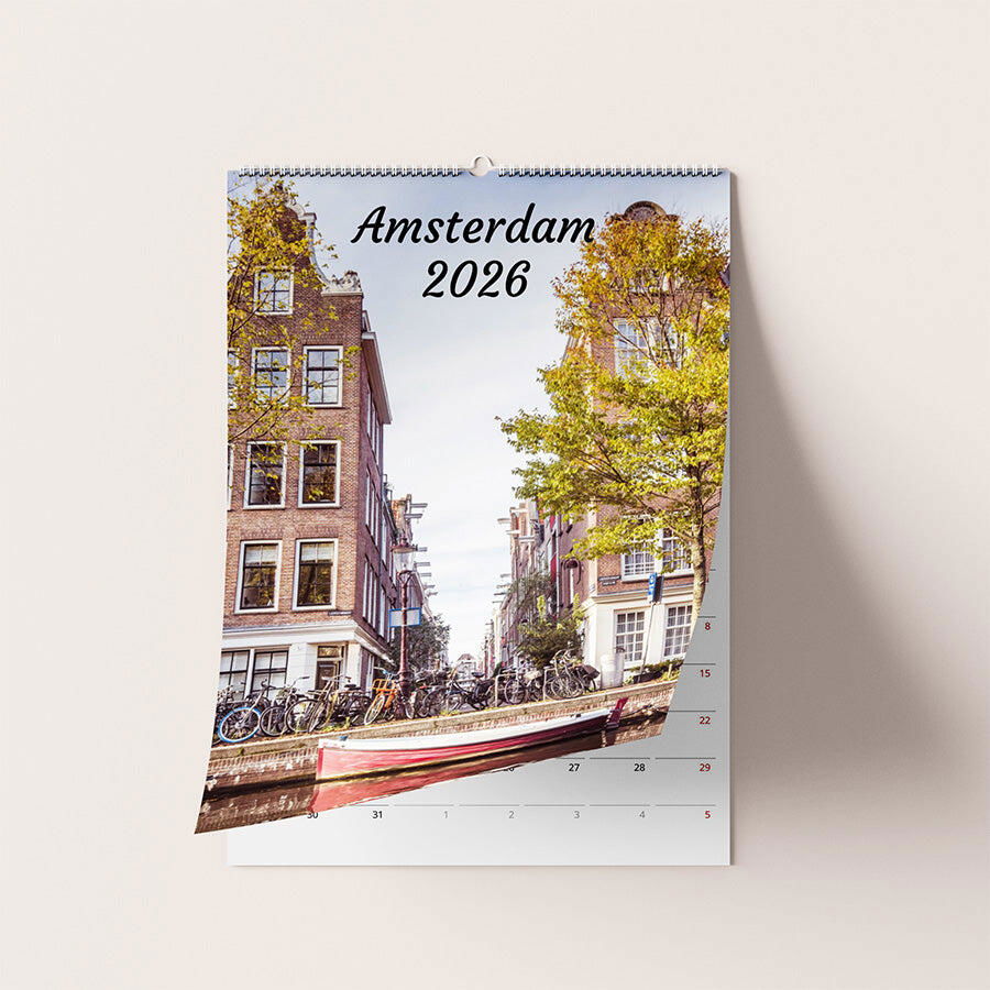 Amsterdam Wall Calendar 2026 - Dutch Print and Fine Art Wall Decor