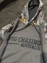Real Camo Hoodie - Charcoal