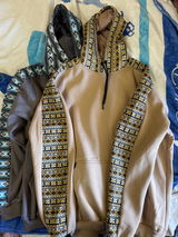 Aztec Hoodie - Beige