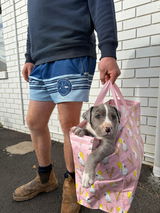 Silver Horizon Footy Shorts - ZIP Pockets!