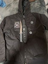 Insulated Canvas Jacket - Black