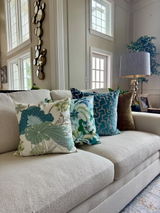 Lee Jofa Luzon Linen Pillow in Jade.