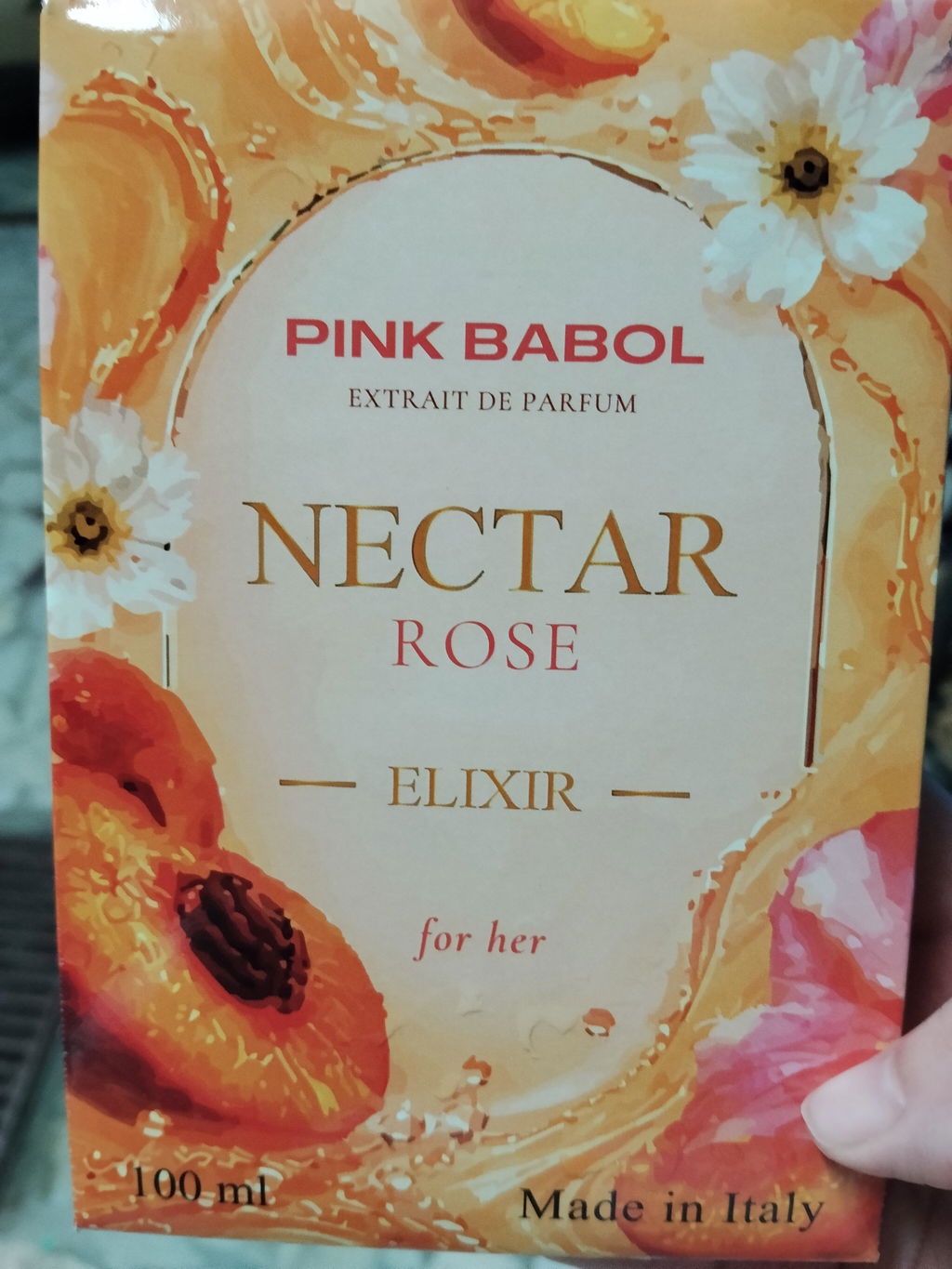 Nectar Rose Elixir Extrait de Parfum - Pesca, Melone, Vaniglia, Gelsomino, Rosa, Bergamotto FOR HER