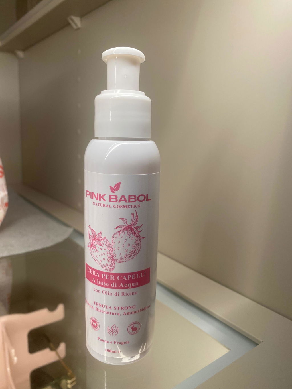 Cera ad Acqua per Capelli con Olio di Ricino - Tenuta Strong