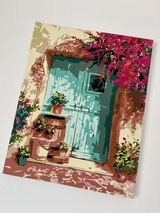 Kit para pintar por números - Puerta de Flores