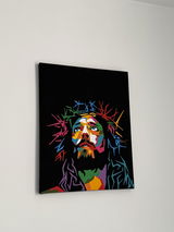 Kit pinta por números - Cuadro Rostro de Jesús