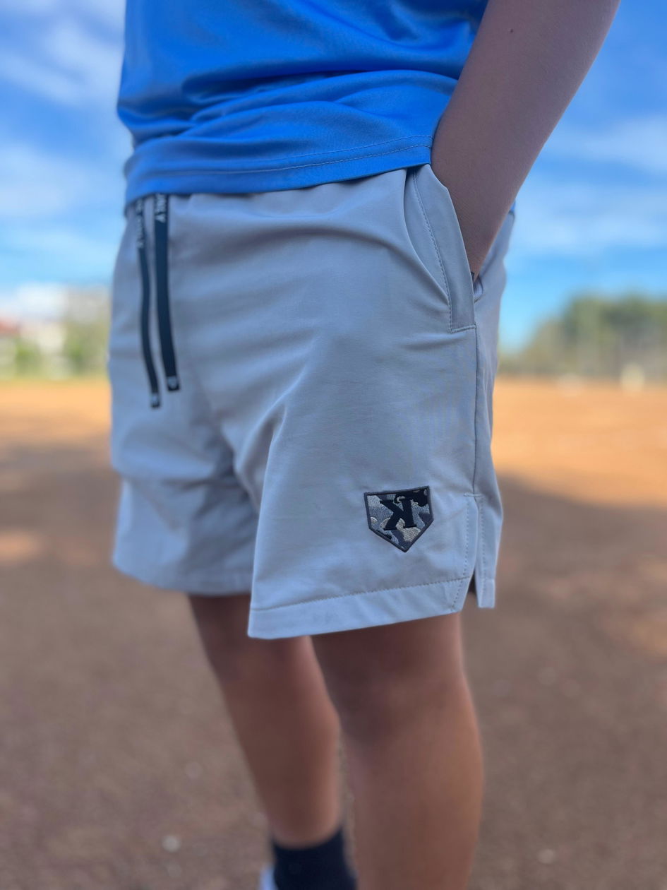 University Blue Baseball Training Shorts | Pitchers Only