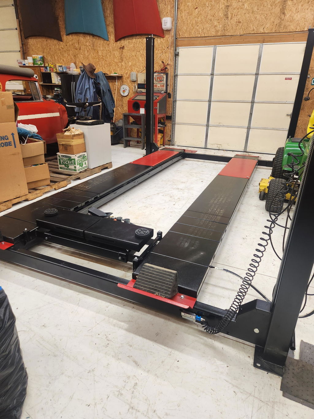Katool 11,000 lb 4-Post Alignment Lift. Rolling Jack Included | KT-4M110PA