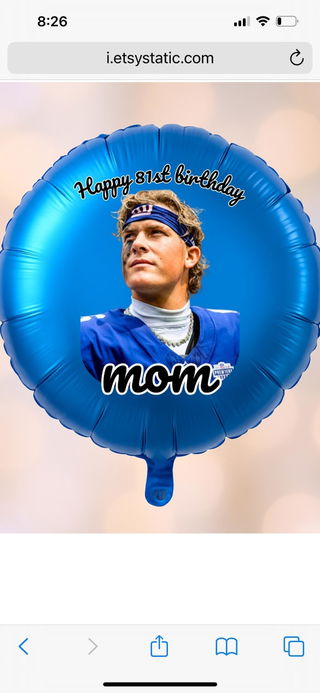 Photo from Liz Piszel's review of Personalized Round Shaped 18" Foil Balloons for All Events | Premium Custom Photo Balloon