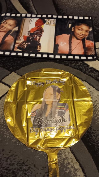 Photo from Keyana's review of Personalized Round Shaped 18" Foil Balloons for All Events 2.0
