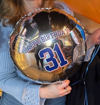 Photo from Kristen Semple's review of Personalized Round Foil Balloon 17 Inch - Custom Event Decoration