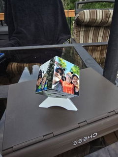 Photo from Rachel White's review of Custom Puzzle Cube with 6 Photos – Unique Keepsake Gift