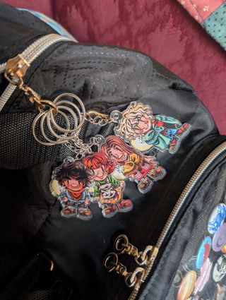 Photo from Robin E Crowe's review of Custom Die-Cut Acrylic Keychain Set