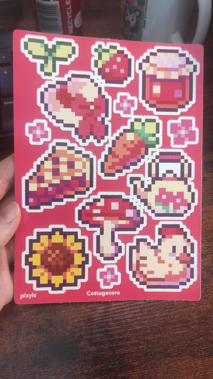 Customer photo of Cottagecore Sticker Sheet