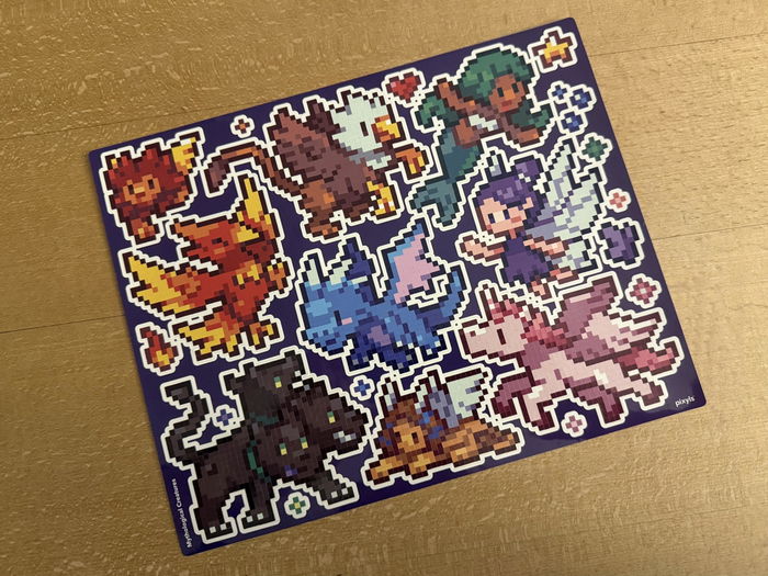 Customer photo of Mythological Creatures Sticker Sheet