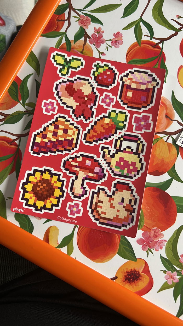 Customer photo of Cottagecore Sticker Sheet
