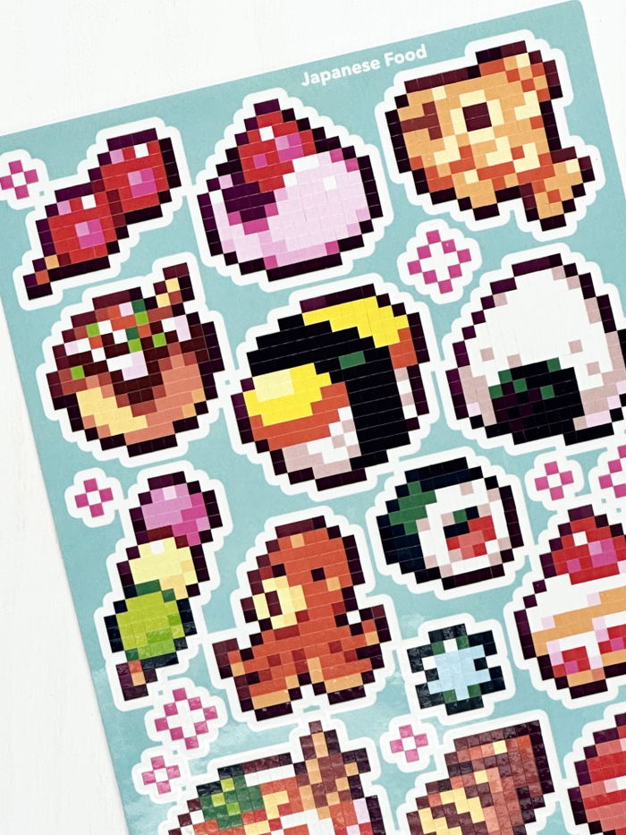 Customer photo of Japanese Food Sticker Sheet