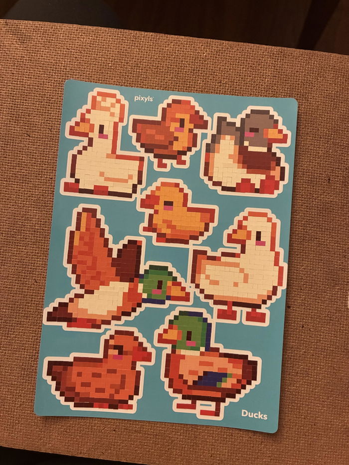 Customer photo of Ducks Sticker Sheet