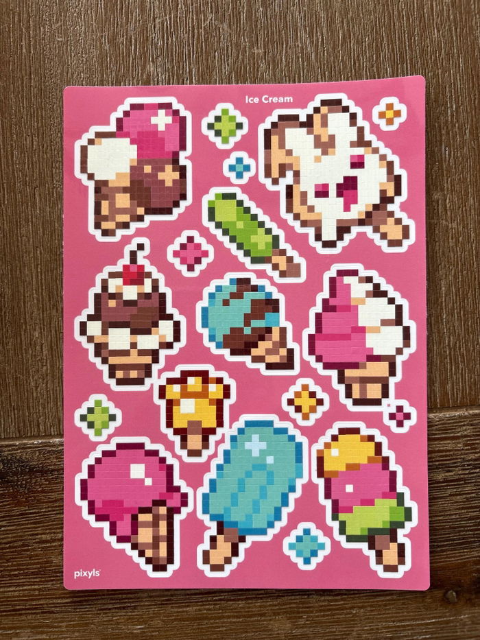 Customer photo of Ice Cream Sticker Sheet