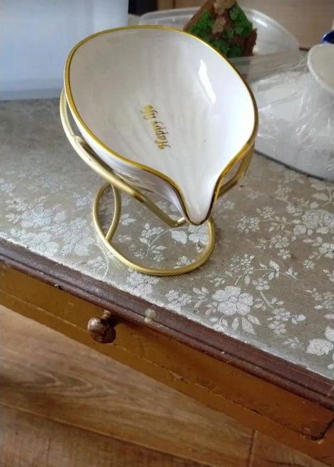 Iron Oval Soap Holder with Drain Design By PK LUXUS™