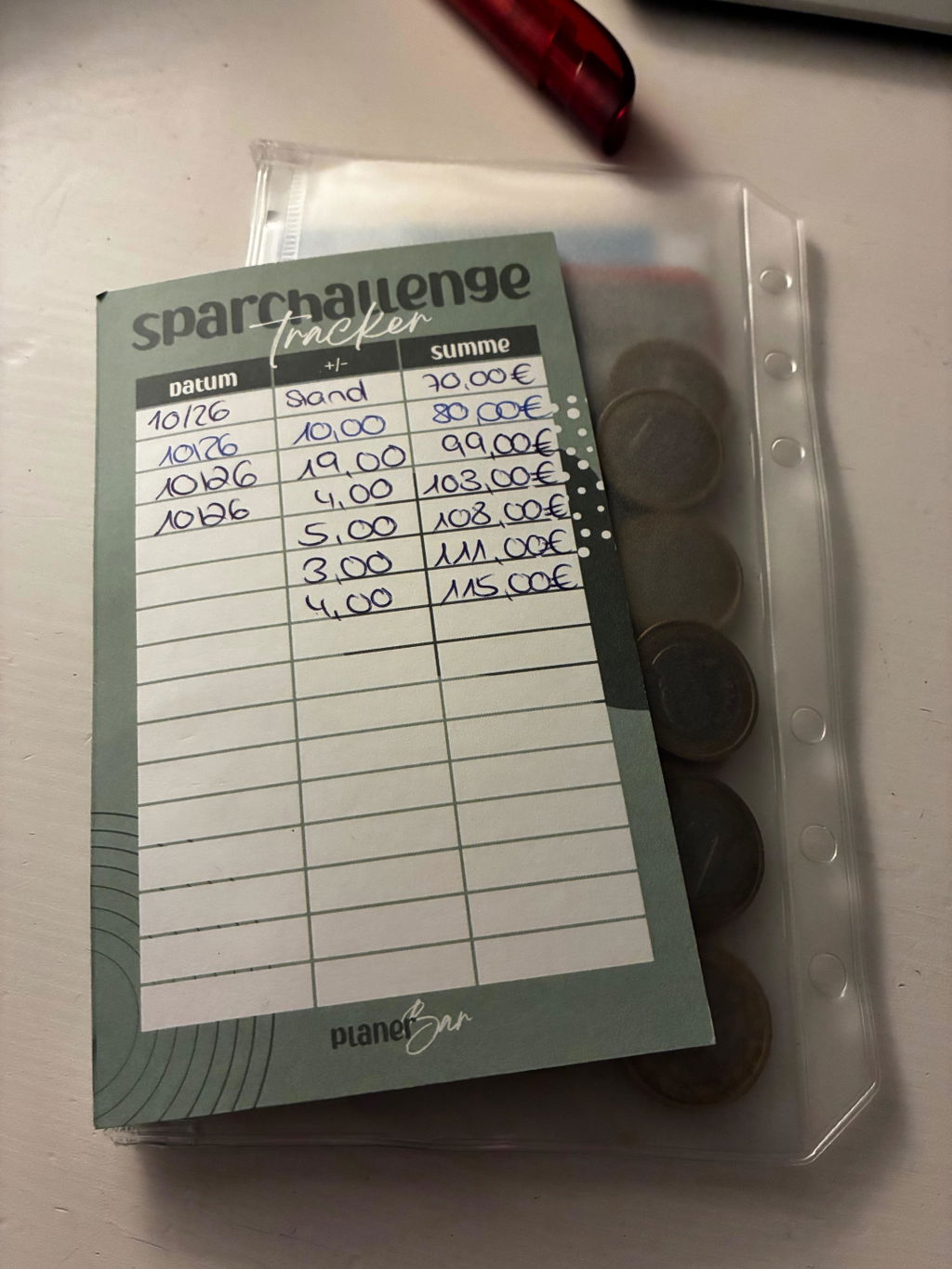 Sparchallenge Tracker I A6