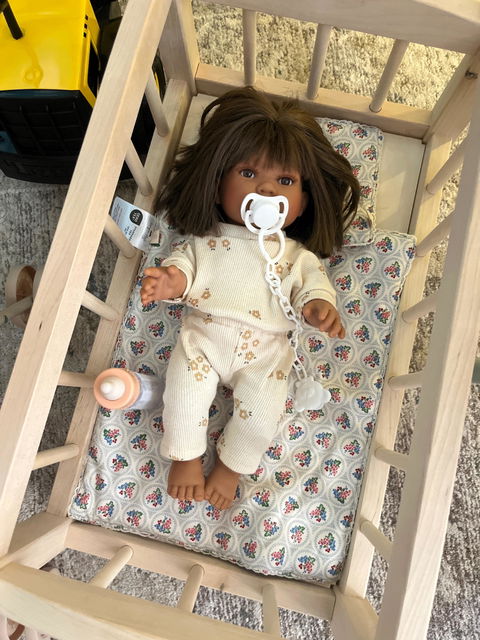 Doll Clothes | Doll Sweatshirt Set - Caramel Petals (11" - 14" dolls)