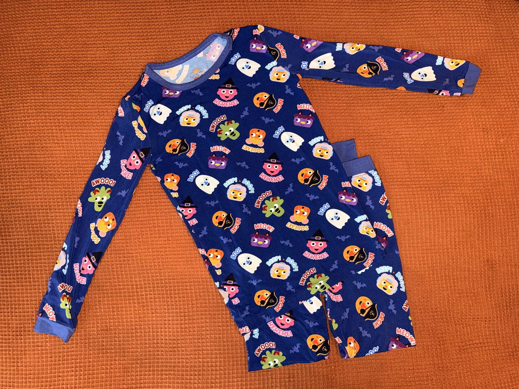 Classic Fit PJ Set  - Super Simple™ Knock Knock Trick or Treat - Tencel Modal