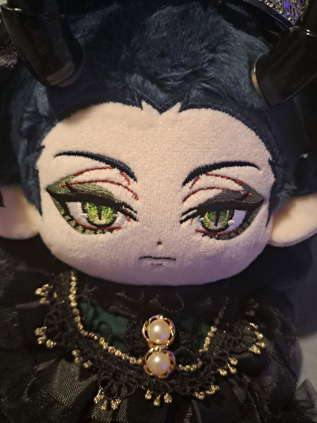 【In Stock】PLUSH WONDERLAND Black Dragon Queen Plushie 20CM Cotton Doll FANMADE
