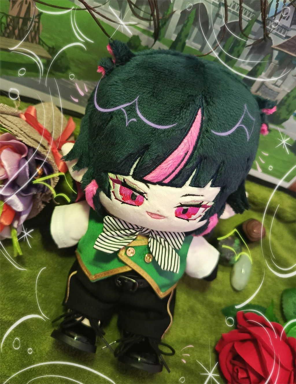 【In Stock】PLUSH WONDERLAND The Midnight Bloom Plush 20 CM FANMADE