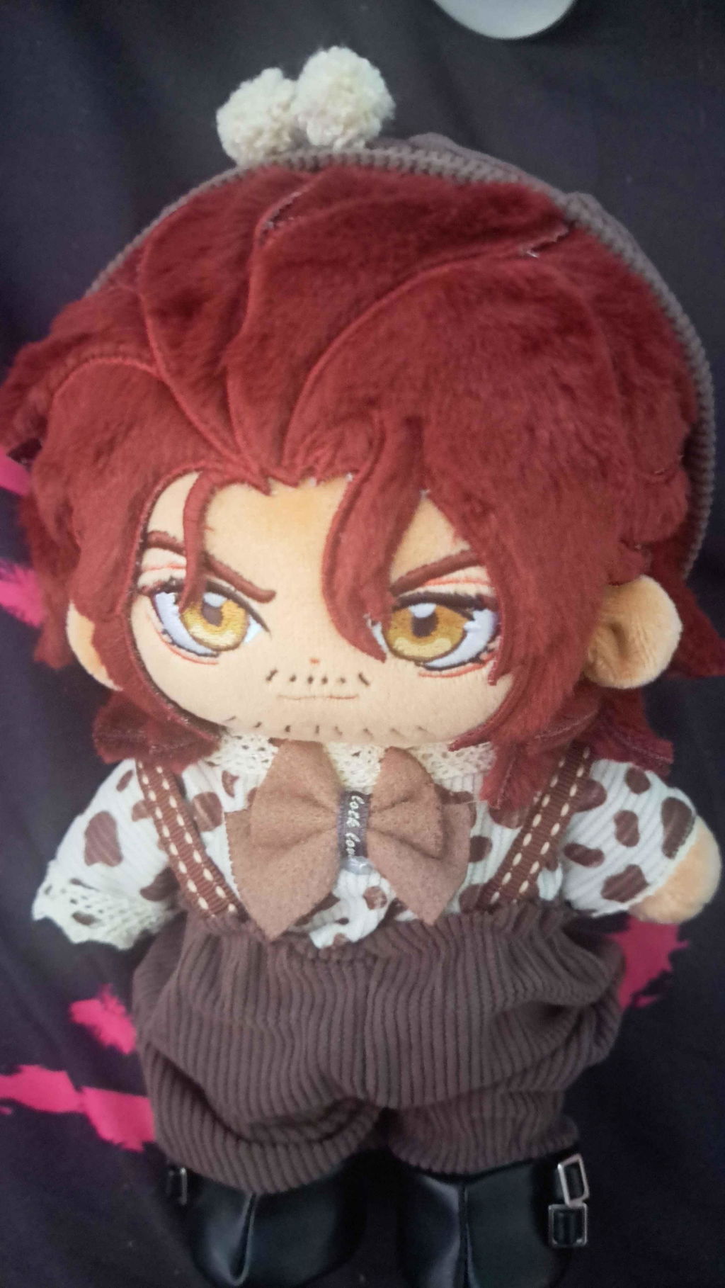【INSTOCK】PLUSH WONDERLAND polka dot overalls Set 20CM Doll Clothes