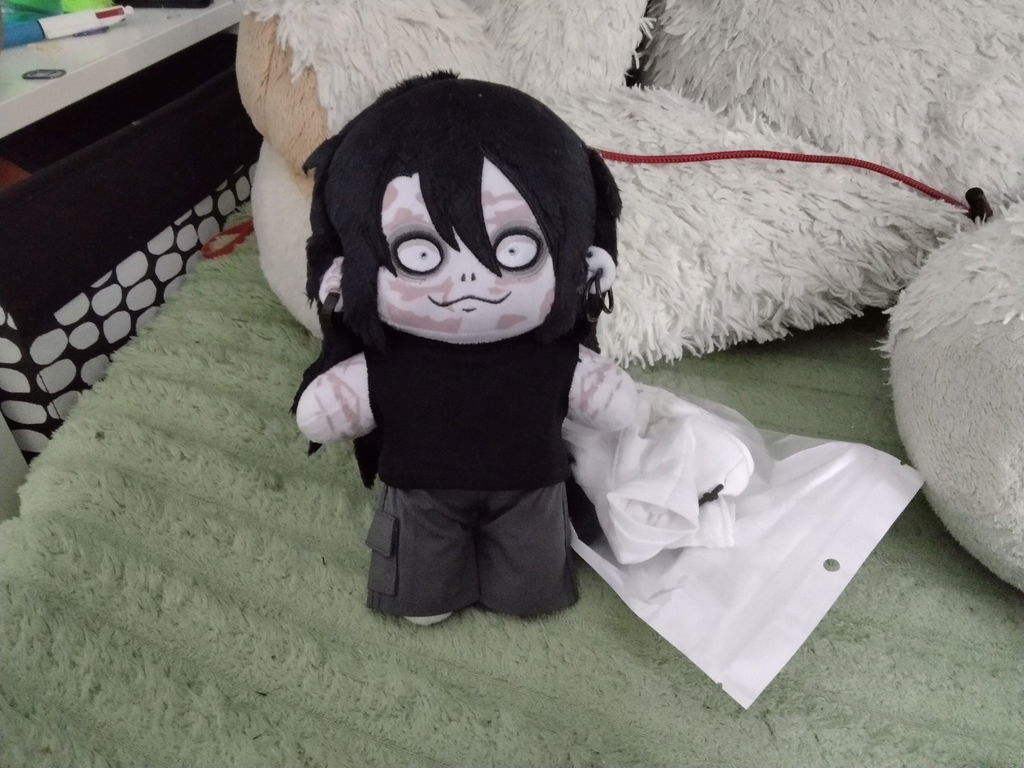 [20CM Doll] [Authorized] Fear Me [Jeff the Killer's Dating Sim] Jeff Plushie