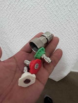 POHIR Garden Hose to Pressure Washer Adapter, 3/4" GHT to 1/4" Quick Connect, Stainless Steel Connector