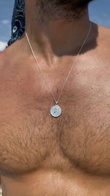 Virgo Zodiac Necklace Silver