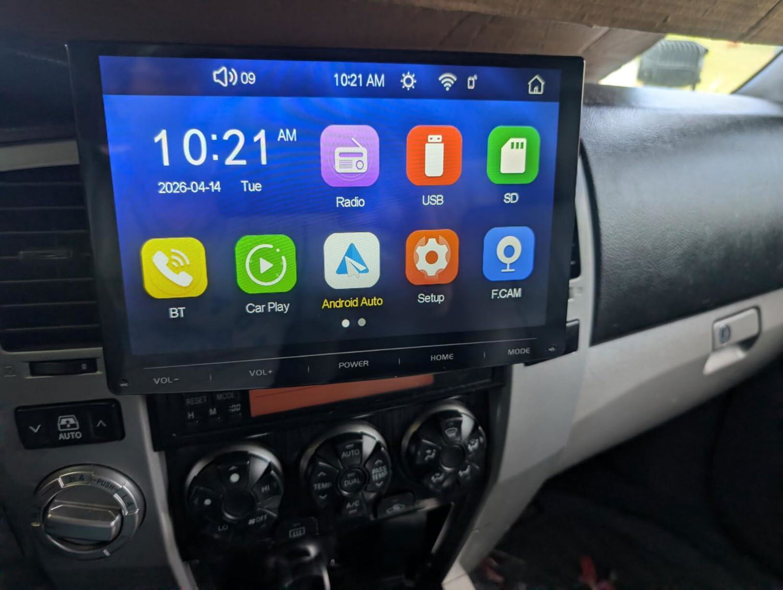 PORMIDO PRA102 Double Din Car Stereo with 10.1