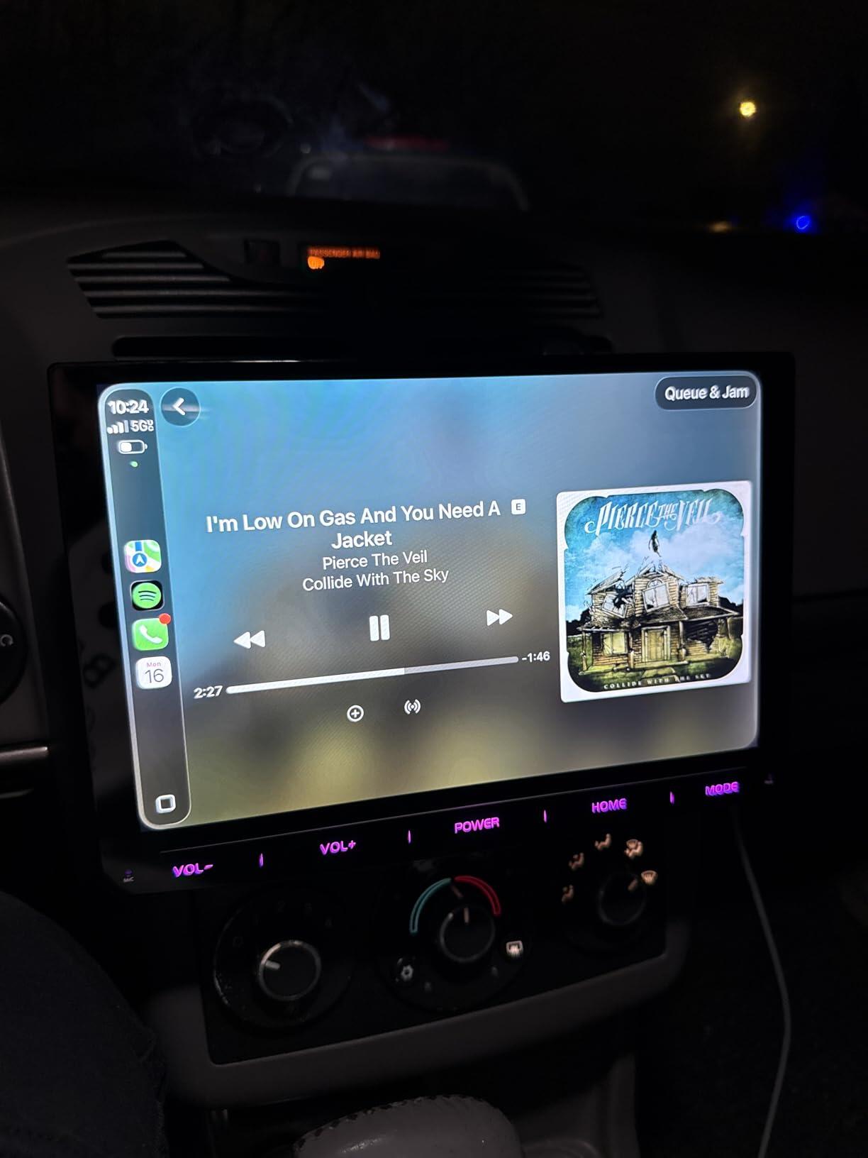 PORMIDO PRA102 Double Din Car Stereo with 10.1