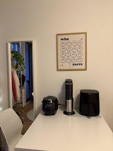 Kundenfoto zu Who Cares Poster in Blau