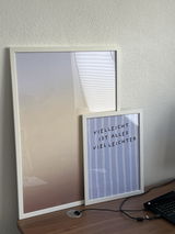 Kundenfoto zu Aura Poster buttergelb-blau