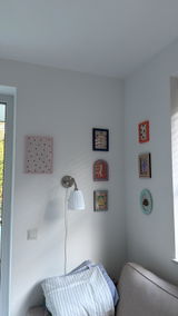 Kundenfoto zu Polka Dot Poster in Grün &amp; Gelb