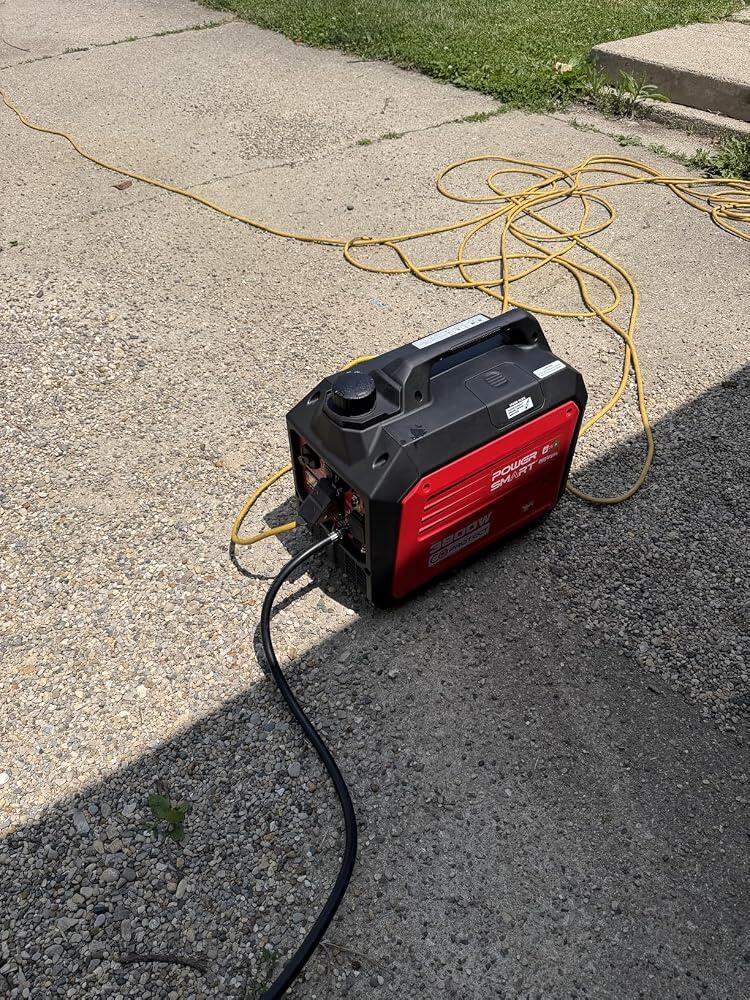 3800W/3500W Gas/Propane Dual Fuel Inverter Generator w/ CO Alert HB5040DC